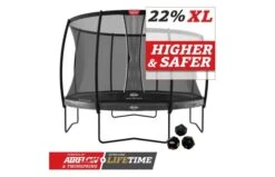 BERG Elite Regular 430 Grijs Levels + Veiligheidsnet Deluxe Xl