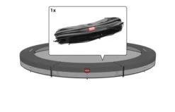 BERG Beschermrand Champion InGround 430 Grijs