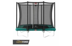 BERG Ultim Favorit Regular 280x190 Groen + Veiligheidsnet Comfort