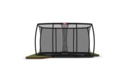 BERG Ultim Champion FlatGround 410x250 Zwart + Veiligheidsnet Deluxe Xl