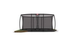 BERG Ultim Elite FlatGround 500x300 Grijs + Veiligheidsnet Deluxe Xl