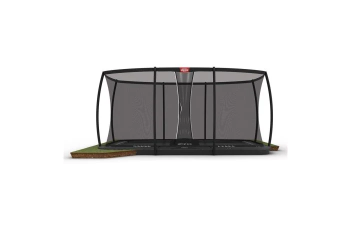 BERG Ultim Elite FlatGround 500x300 Grijs + Veiligheidsnet Deluxe Xl 1 BERG Ultim Elite FlatGround 500x300 Grijs + Veiligheidsnet Deluxe Xl