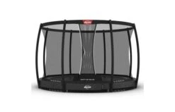BERG Elite InGround 330 Grijs + Veiligheidsnet Deluxe
