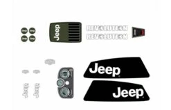 Berg XL Frame - Stickerset Jeep® Revolution