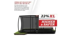 BERG Ultim Elite FlatGround 500x300 Grijs + Veiligheidsnet Deluxe Xl -Berg Winkel 4bc41b5472cb9e365e9c27b7c082550fe99a2c84e550847d3d3fa1e05914fdb5