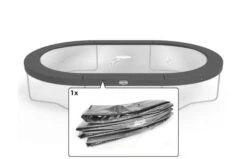 BERG Beschermrand Grand Elite 520 X 350 Cm Grijs