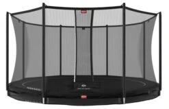 BERG Favorit InGround 380 Zwart + Veiligheidsnet Comfort