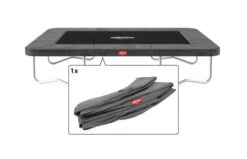 Berg Beschermrand Favorit - Regular 280x190 Grijs