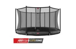 BERG Champion InGround 430 Grijs + Veiligheidsnet Comfort