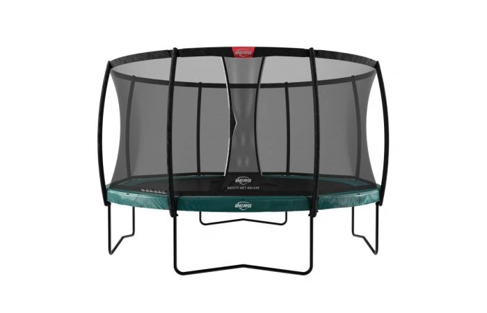 BERG Elite Regular 430 Trampoline Groen + Veiligheidsnet Deluxe 1 BERG Elite Regular 430 Trampoline Groen + Veiligheidsnet Deluxe