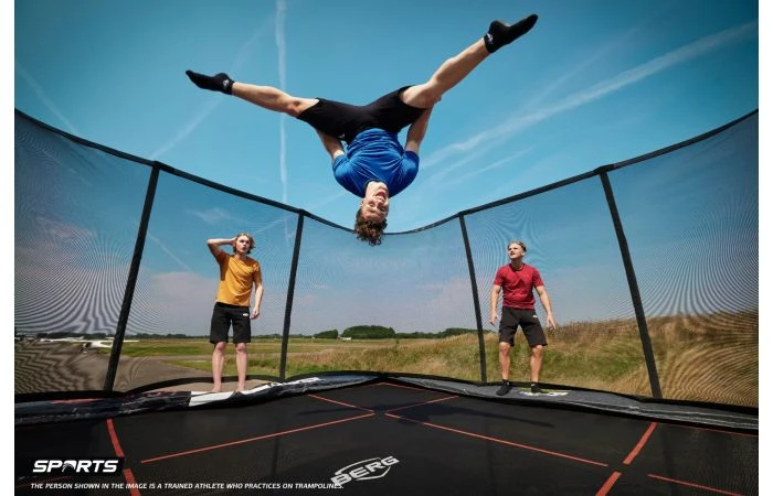 BERG Ultim Pro Bouncer Regular 5x5 + Veiligheidsnet Deluxe XL 2 BERG Ultim Pro Bouncer Regular 5x5 + Veiligheidsnet Deluxe XL - Afbeelding 2