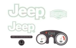 BERG Rally - Stickerset Jeep® Adventure