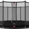 BERG Favorit InGround 430 Zwart + Veiligheidsnet Comfort