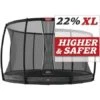 BERG Champion InGround 430 Grijs + Veiligheidsnet Deluxe Xl