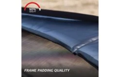 BERG Elite Flatground Sports Trampoline 330 Grijs -Berg Winkel berg trampoline elite flatground 330 cm grijs met airflow pro springmat 1