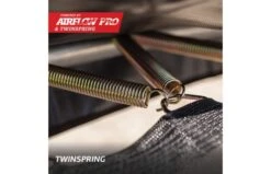 BERG Trampoline Ultim Champion FlatGround 410 X 250 Cm Groen Airflow Pro -Berg Winkel berg trampoline ultim champion flatground 410 x 250 cm groen met airflow pro springmat 1