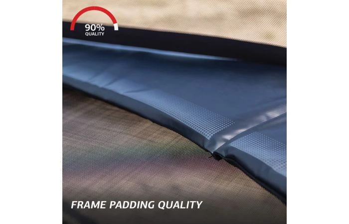 BERG Sports Ultim Champion FlatGround Trampoline 500 Grijs + AeroWall 3 BERG Sports Ultim Champion FlatGround Trampoline 500 Grijs + AeroWall - Afbeelding 3