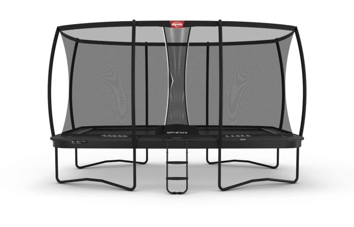BERG Ultim Champion Regular 500 Grijs + Veiligheidsnet Deluxe XL