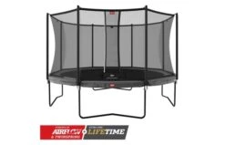 BERG Champion Regular 430 Grijs + Veiligheidsnet Comfort