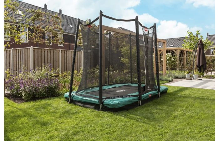 BERG Ultim Favorit InGround 280x190 Groen + Veiligheidsnet Comfort 2 BERG Ultim Favorit InGround 280x190 Groen + Veiligheidsnet Comfort - Afbeelding 2