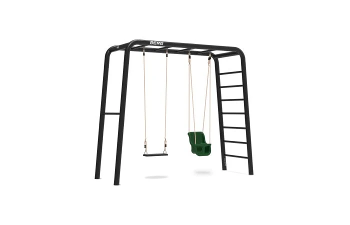 BERG Playbase Medium Met Babyzitje En Rubberen Schommel 1 BERG Playbase Medium Met Babyzitje En Rubberen Schommel