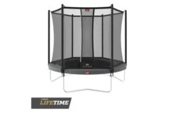 BERG Favorit Regular Trampoline 200 Grijs + Veiligheidsnet Comfort
